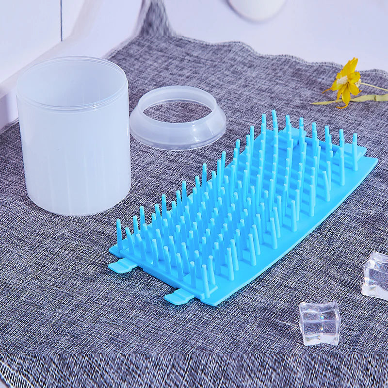Pet Paw Cleaning Kit with Soft Brush and Cup
