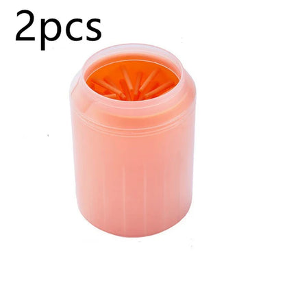 Pet Paw Cleaning Kit with Soft Brush and Cup