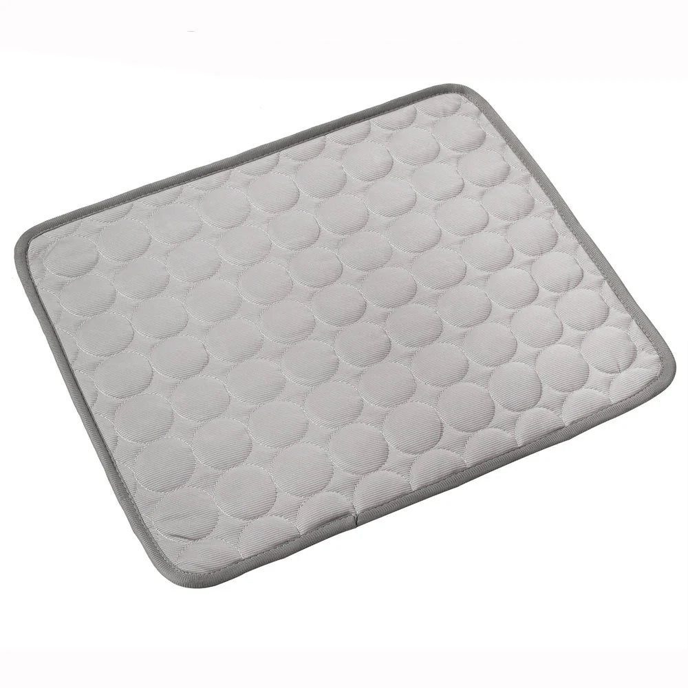 Cooling Ice Silk Pet Pad for Dogs and Cats - Summer Comfort Solution