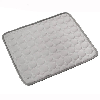Cooling Ice Silk Pet Pad for Dogs and Cats - Summer Comfort Solution