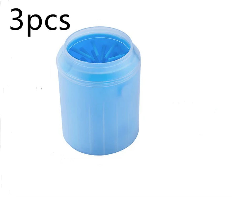 Pet Paw Cleaning Kit with Soft Brush and Cup