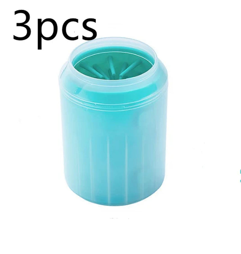 Pet Paw Cleaning Kit with Soft Brush and Cup