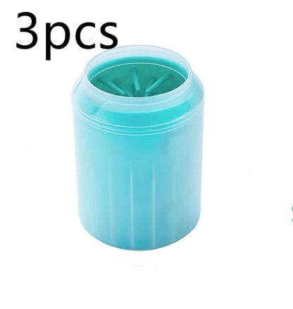 Pet Paw Cleaning Kit with Soft Brush and Cup
