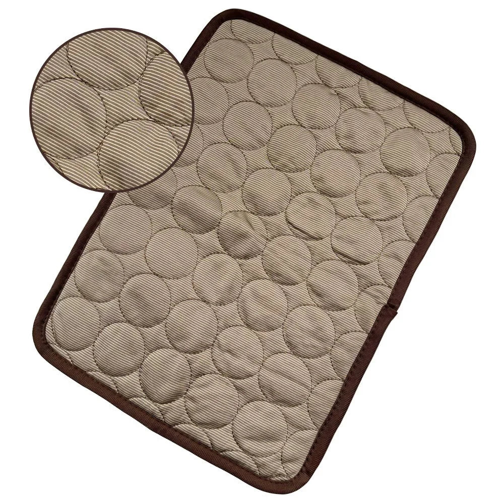 Cooling Ice Silk Pet Pad for Dogs and Cats - Summer Comfort Solution