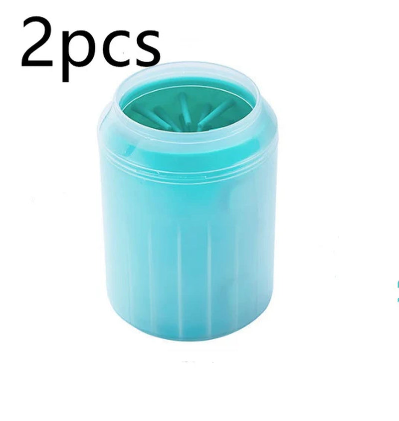 Pet Paw Cleaning Kit with Soft Brush and Cup